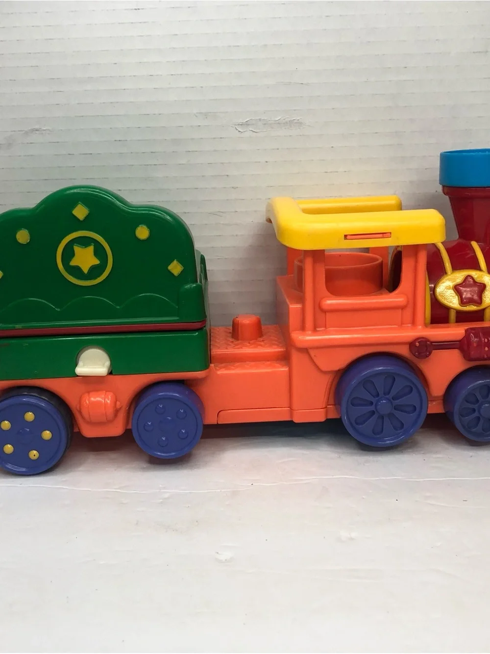 Fisher Price Big Top Circle Train Vintage 1998 Motorized Colorful Little People